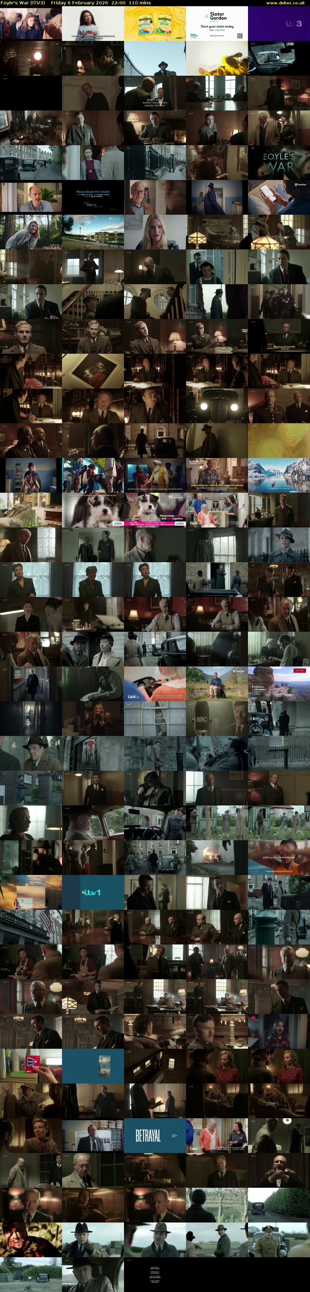 Foyle's War (ITV3) Friday 6 February 2026 22:00 - 23:50