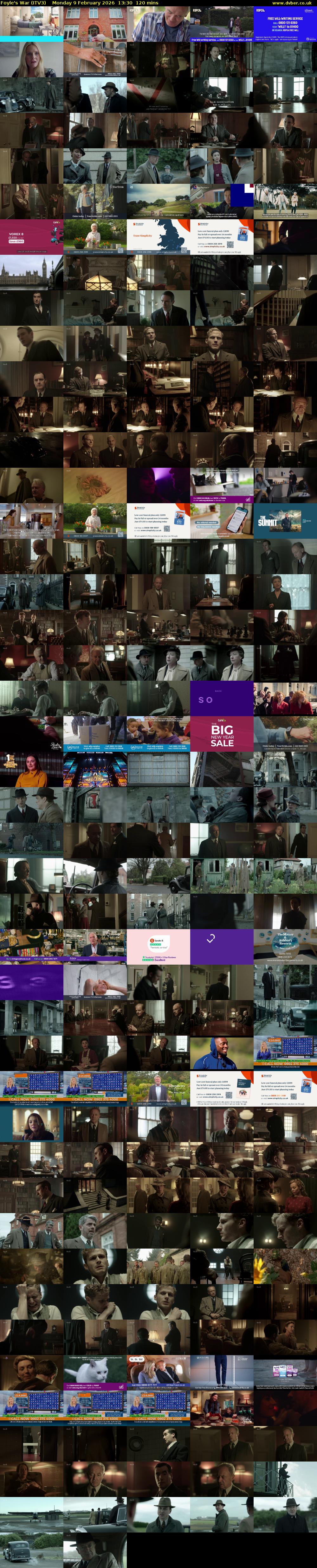Foyle's War (ITV3) Monday 9 February 2026 13:30 - 15:30