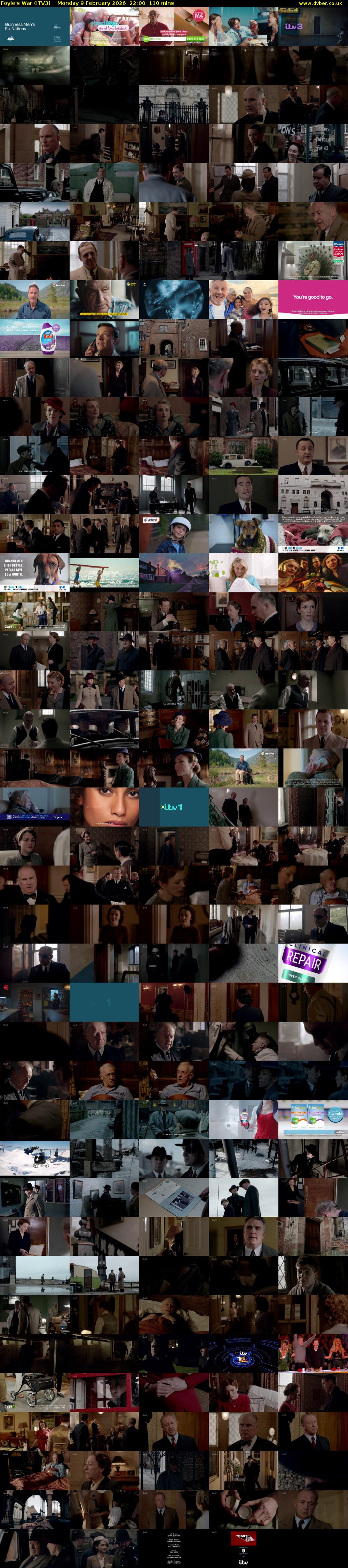 Foyle's War (ITV3) Monday 9 February 2026 22:00 - 23:50