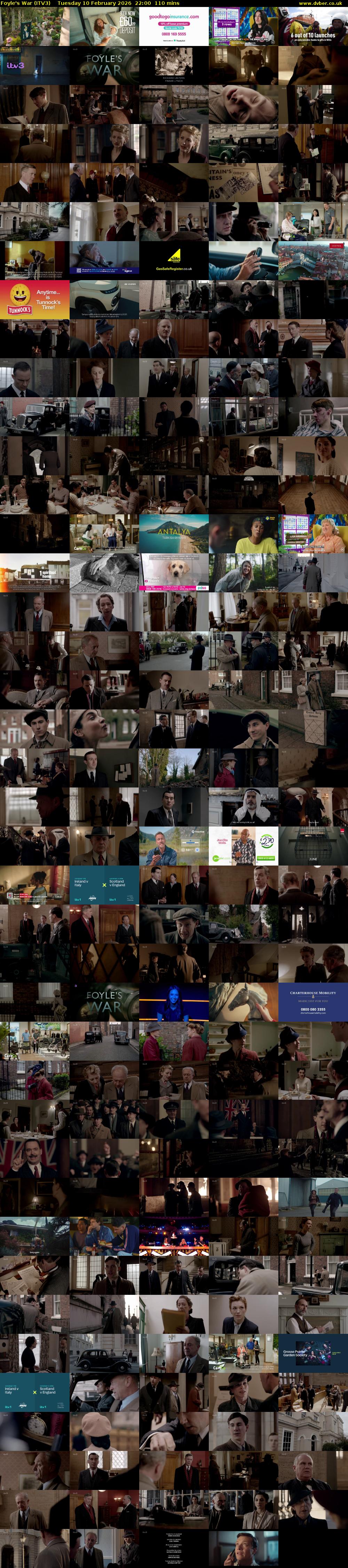 Foyle's War (ITV3) Tuesday 10 February 2026 22:00 - 23:50