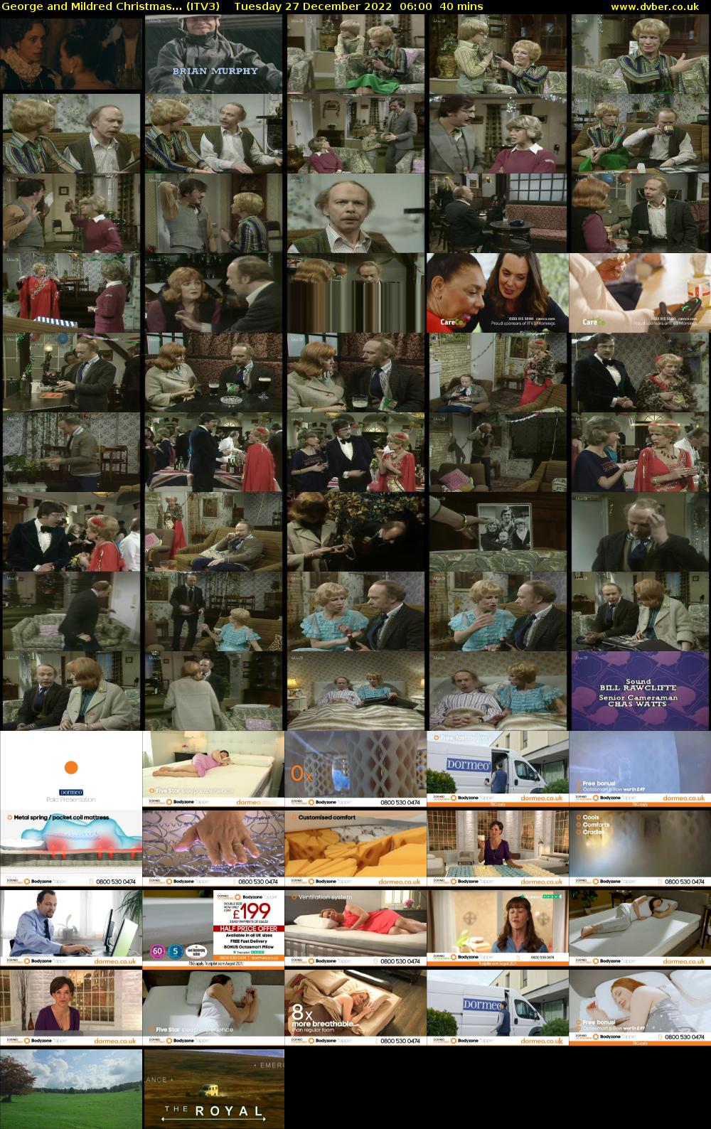 George and Mildred Christmas... (ITV3) Tuesday 27 December 2022 06:00 - 06:40