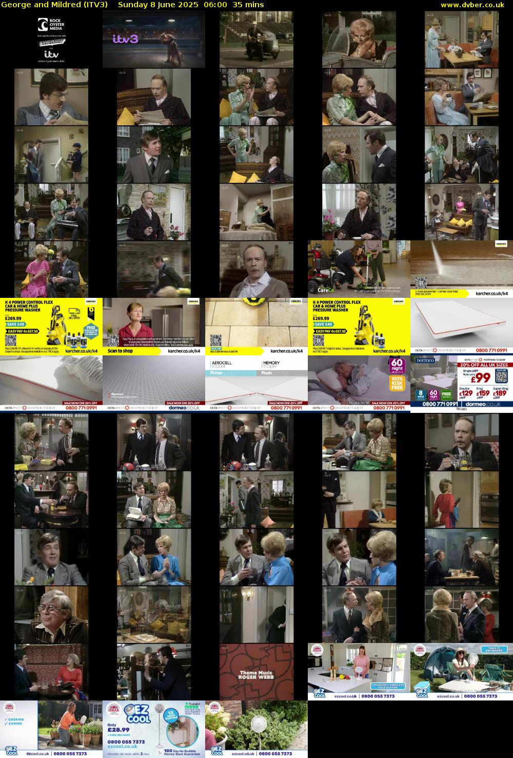 George and Mildred (ITV3) Sunday 8 June 2025 06:00 - 06:35