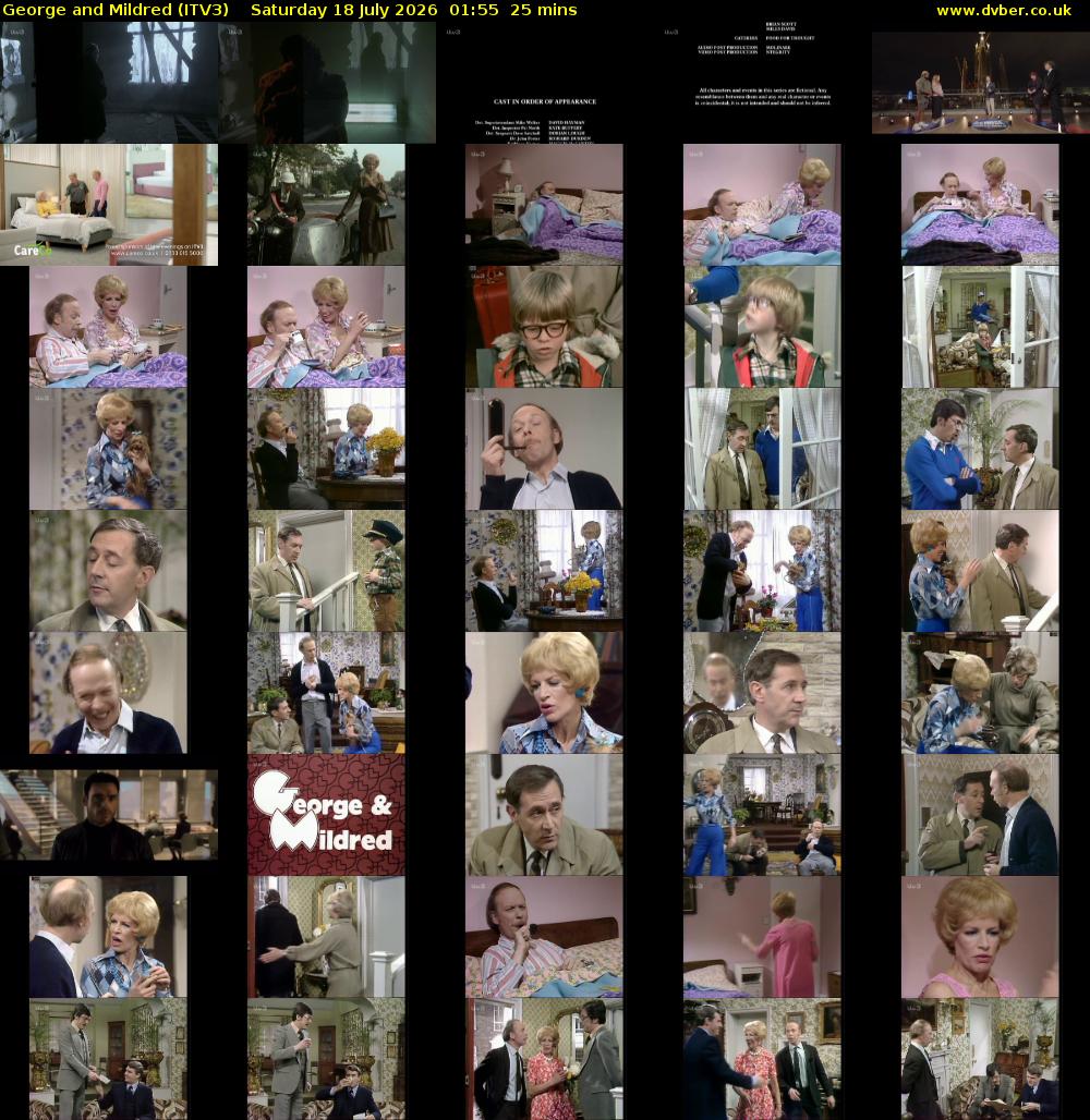 George and Mildred (ITV3) Saturday 18 July 2026 01:55 - 02:20