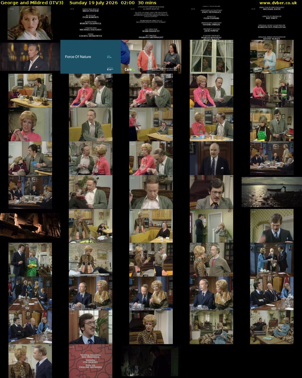 George and Mildred (ITV3) Sunday 19 July 2026 02:00 - 02:30