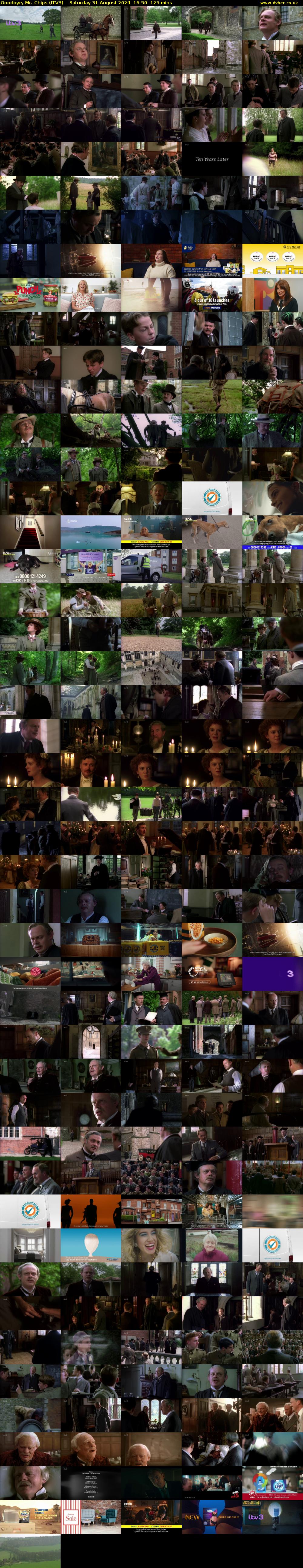 Goodbye, Mr. Chips (ITV3) Saturday 31 August 2024 16:50 - 18:55