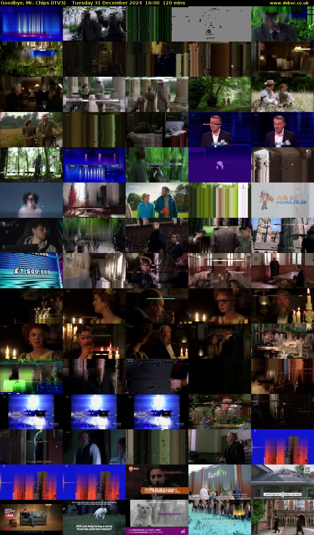 Goodbye, Mr. Chips (ITV3) Tuesday 31 December 2024 16:00 - 18:00