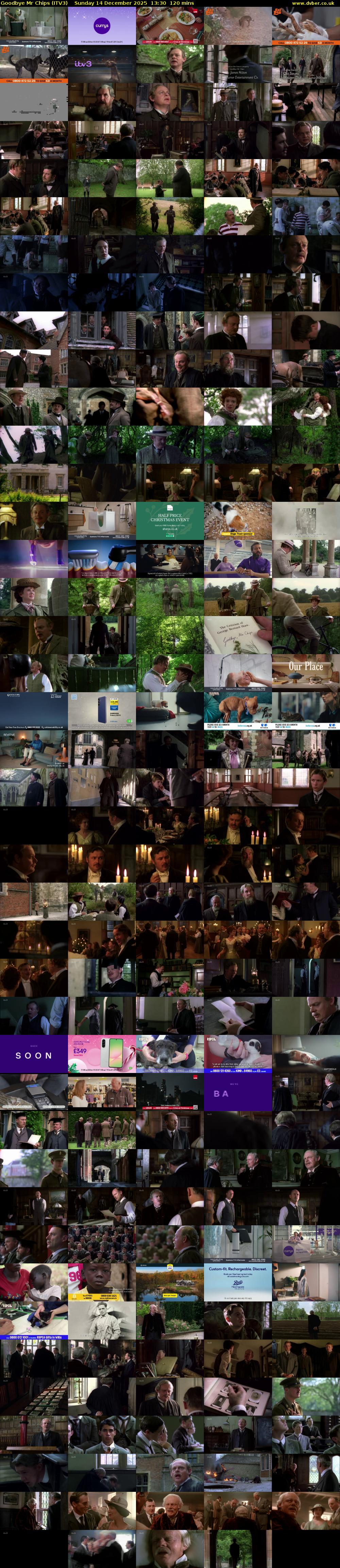 Goodbye Mr Chips (ITV3) Sunday 14 December 2025 13:30 - 15:30