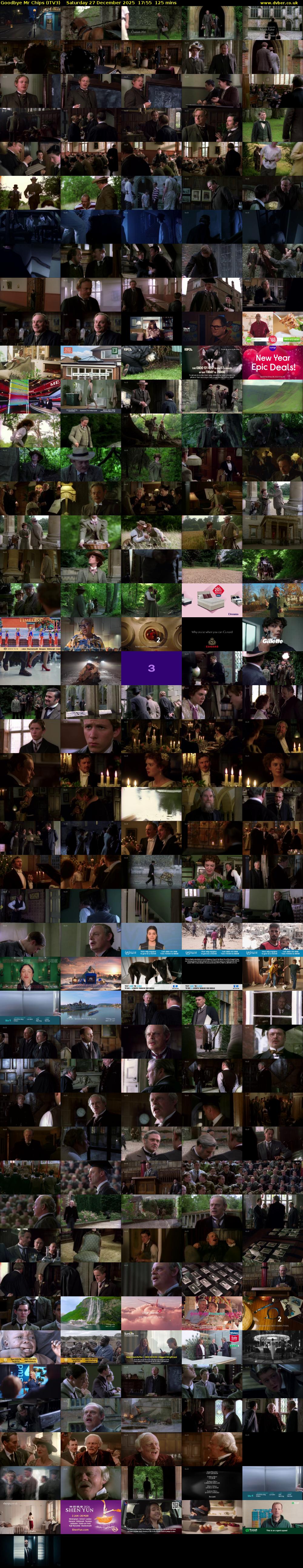 Goodbye Mr Chips (ITV3) Saturday 27 December 2025 17:55 - 20:00