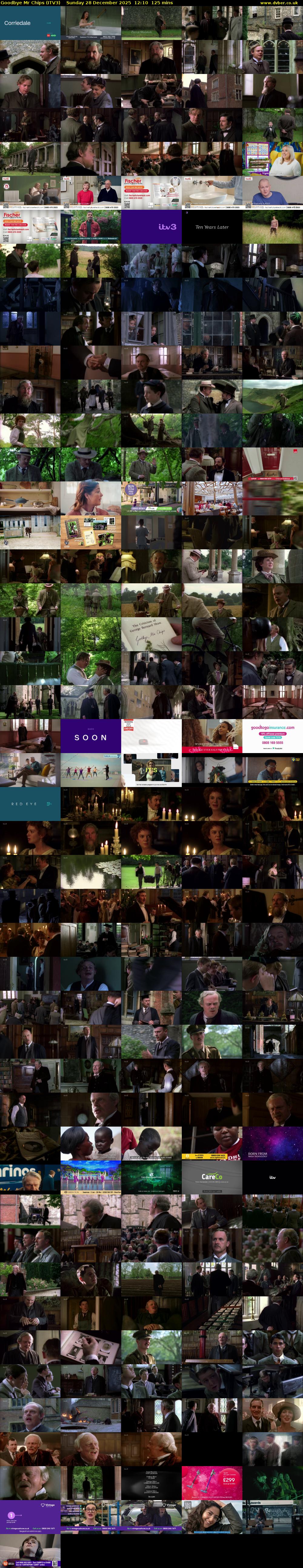 Goodbye Mr Chips (ITV3) Sunday 28 December 2025 12:10 - 14:15