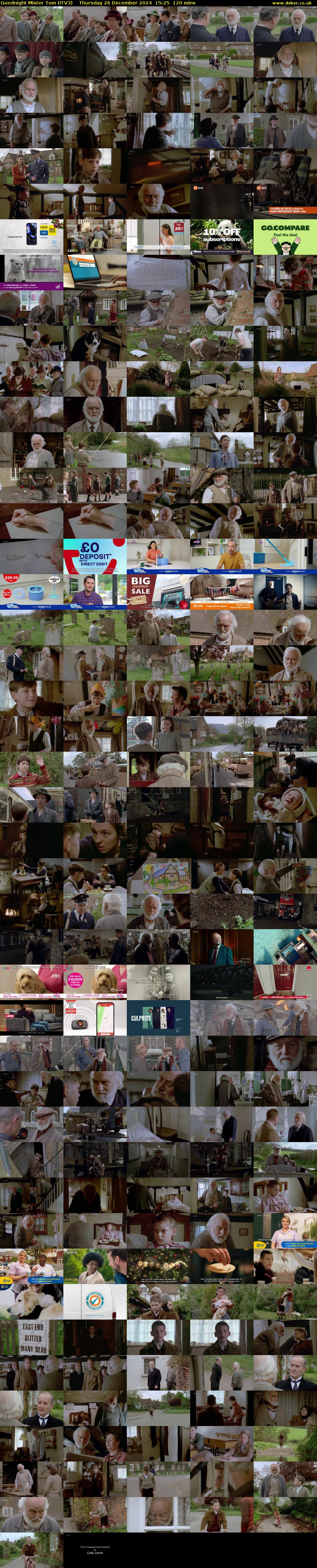 Goodnight Mister Tom (ITV3) Thursday 26 December 2024 15:25 - 17:25