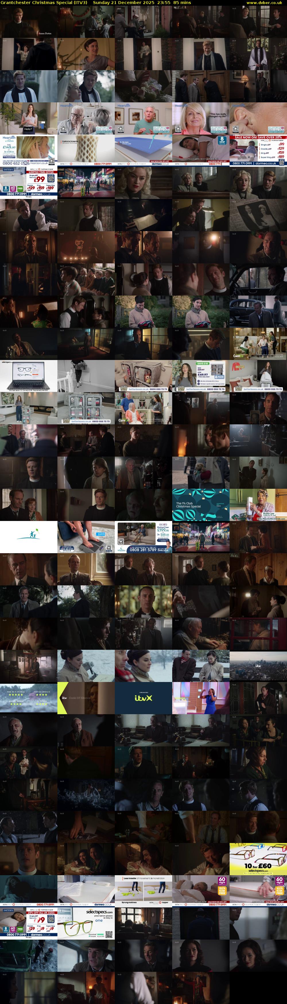 Grantchester Christmas Special (ITV3) Sunday 21 December 2025 23:55 - 01:20