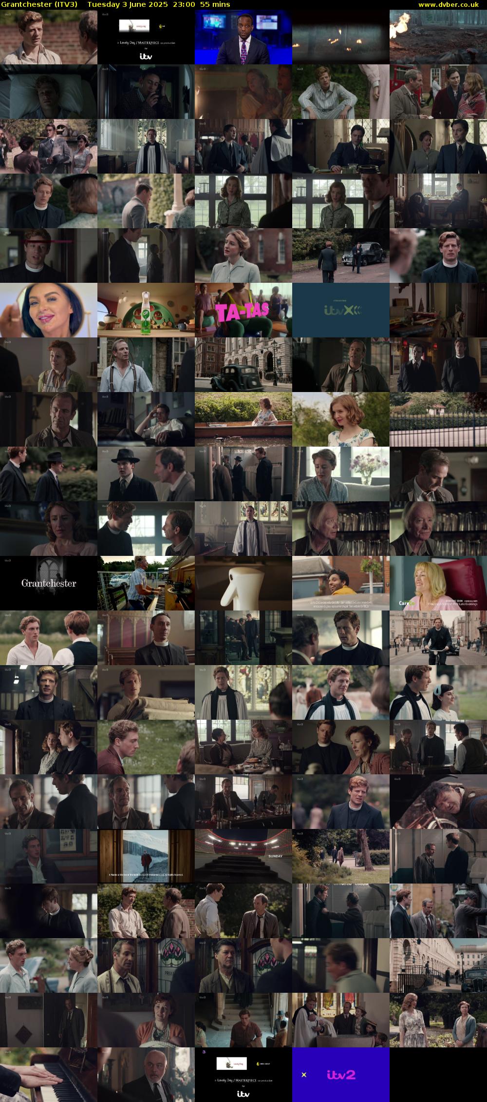 Grantchester (ITV3) Tuesday 3 June 2025 23:00 - 23:55