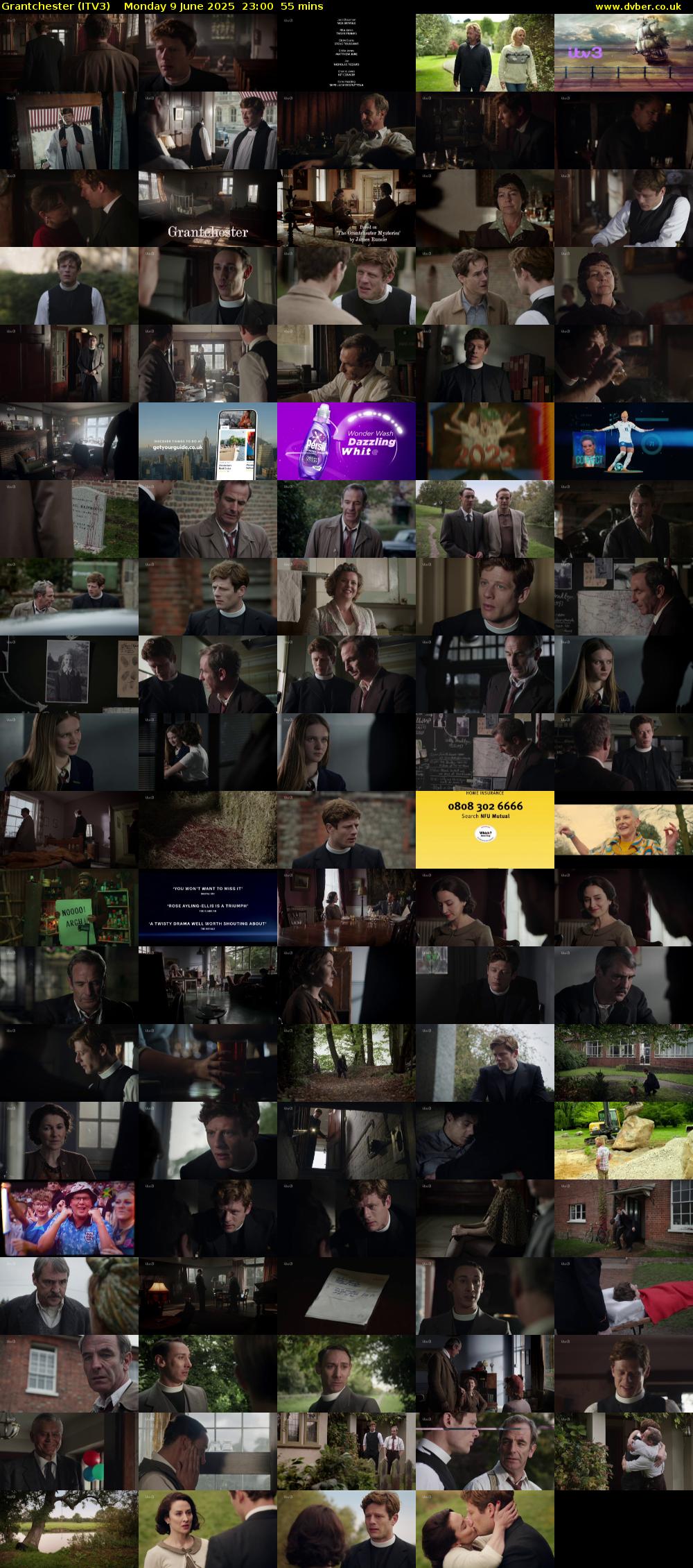 Grantchester (ITV3) Monday 9 June 2025 23:00 - 23:55