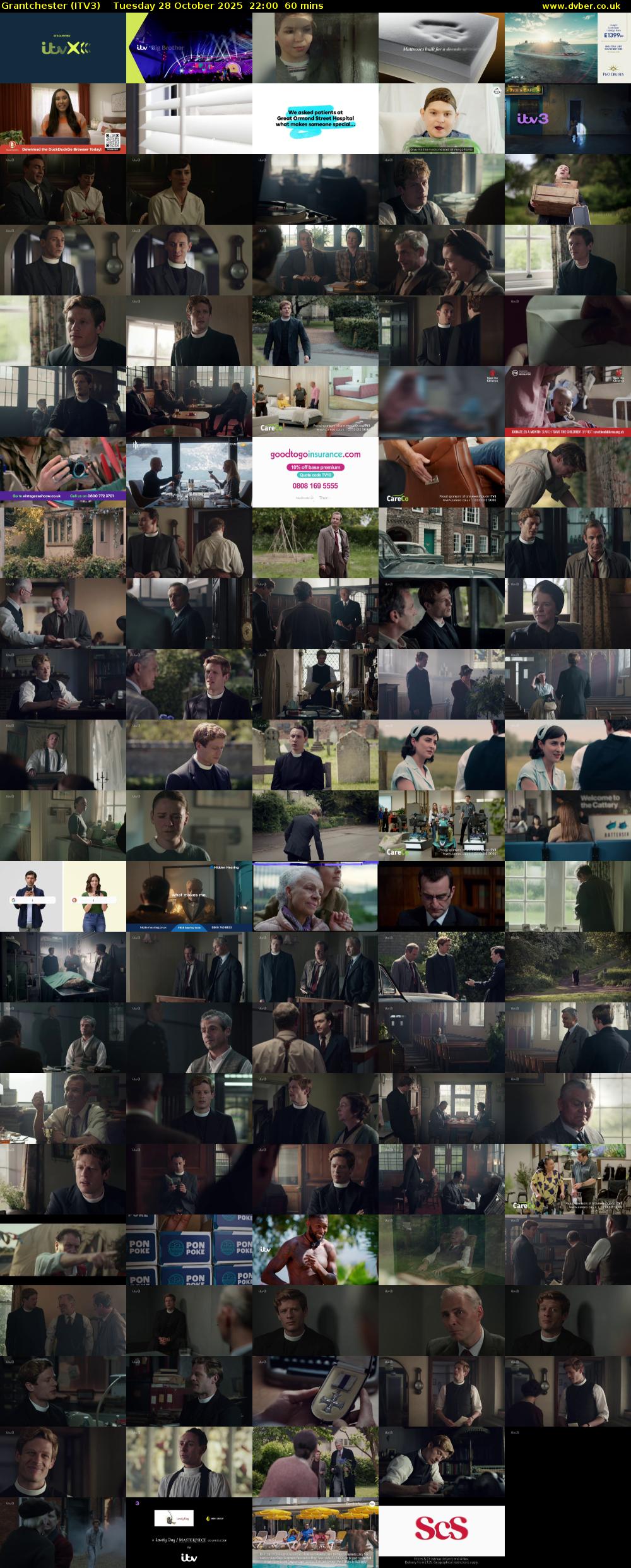 Grantchester (ITV3) Tuesday 28 October 2025 22:00 - 23:00