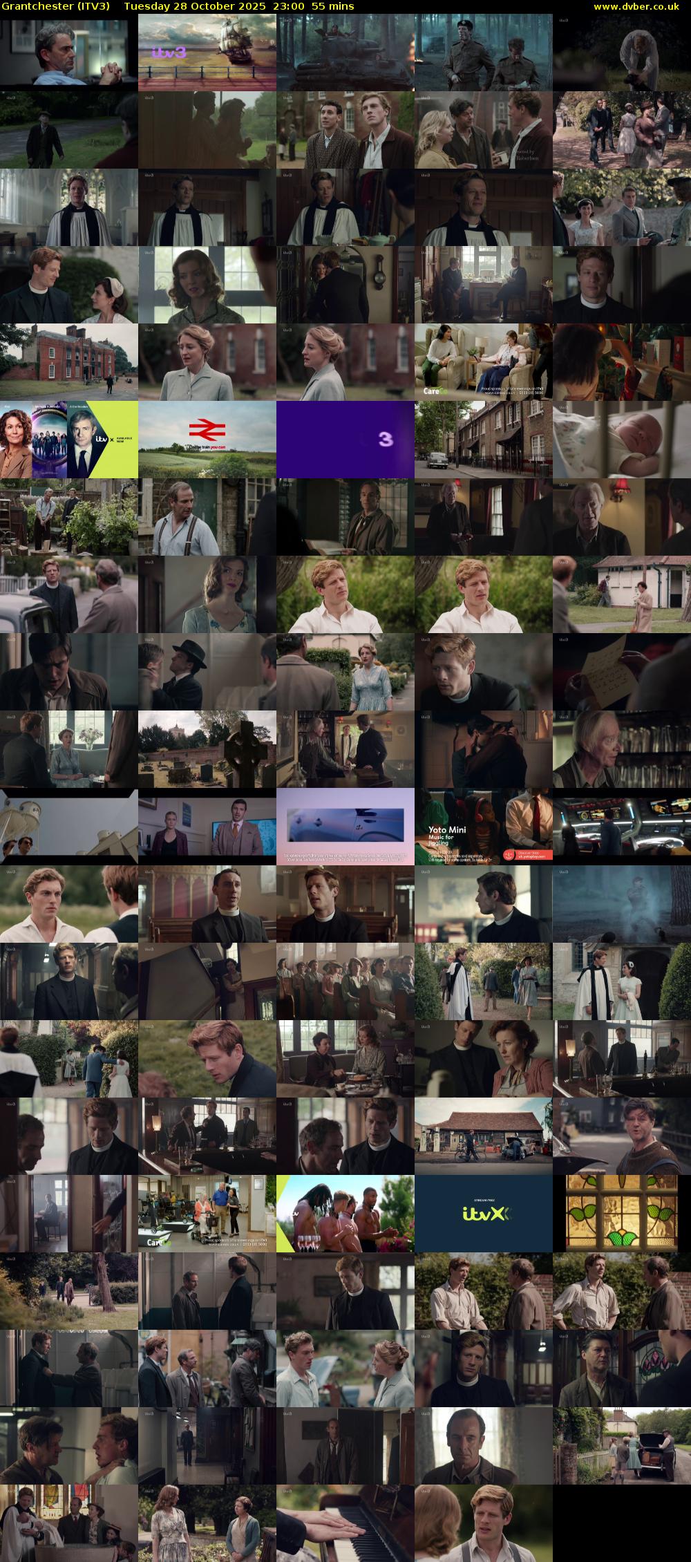 Grantchester (ITV3) Tuesday 28 October 2025 23:00 - 23:55