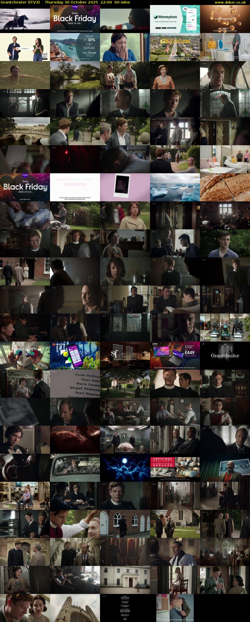 Grantchester (ITV3) Thursday 30 October 2025 22:00 - 23:00