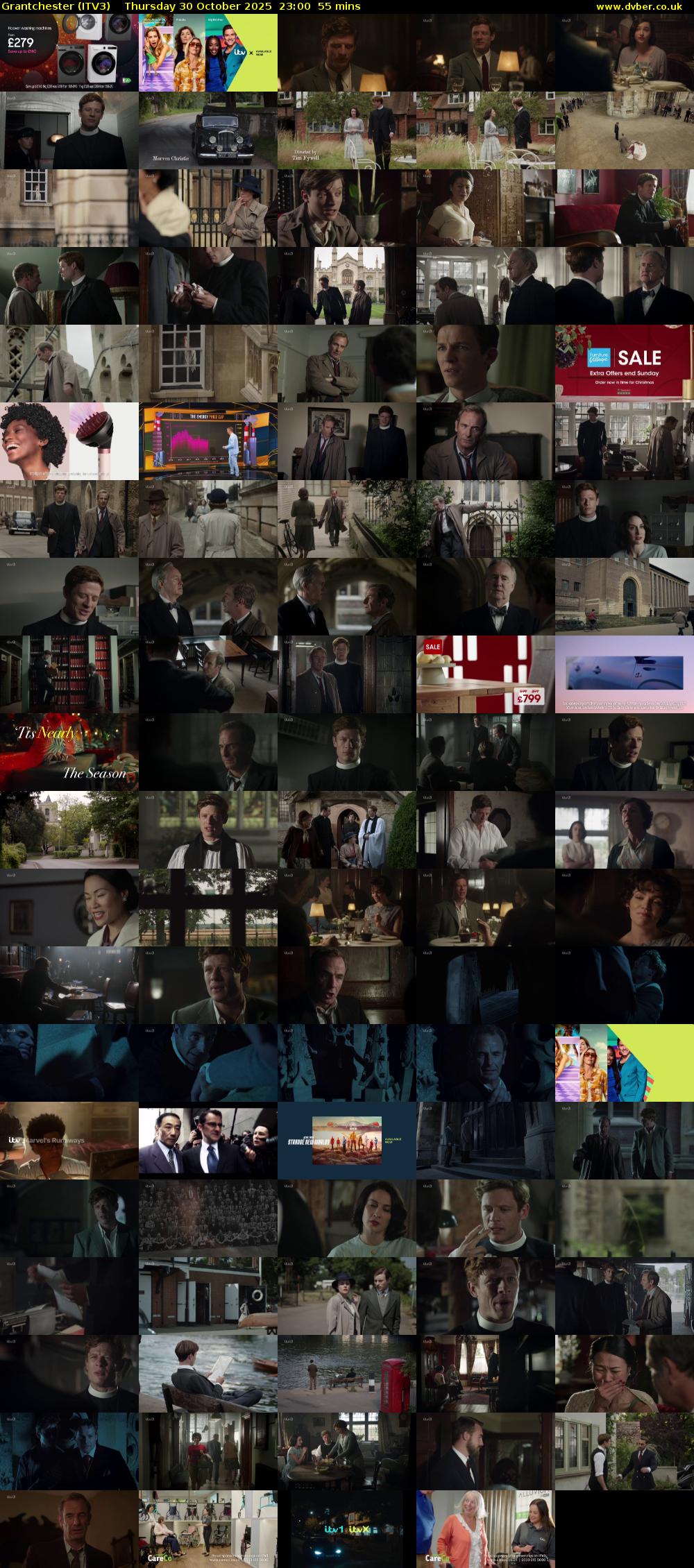 Grantchester (ITV3) Thursday 30 October 2025 23:00 - 23:55