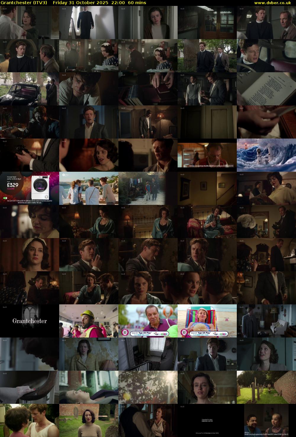 Grantchester (ITV3) Friday 31 October 2025 22:00 - 23:00