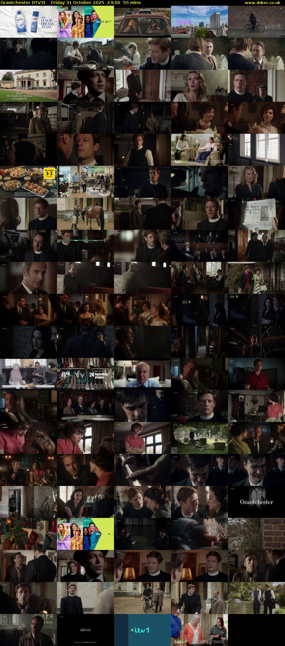 Grantchester (ITV3) Friday 31 October 2025 23:00 - 23:55