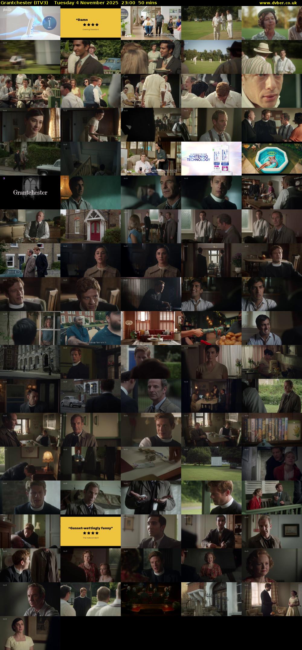 Grantchester (ITV3) Tuesday 4 November 2025 23:00 - 23:50