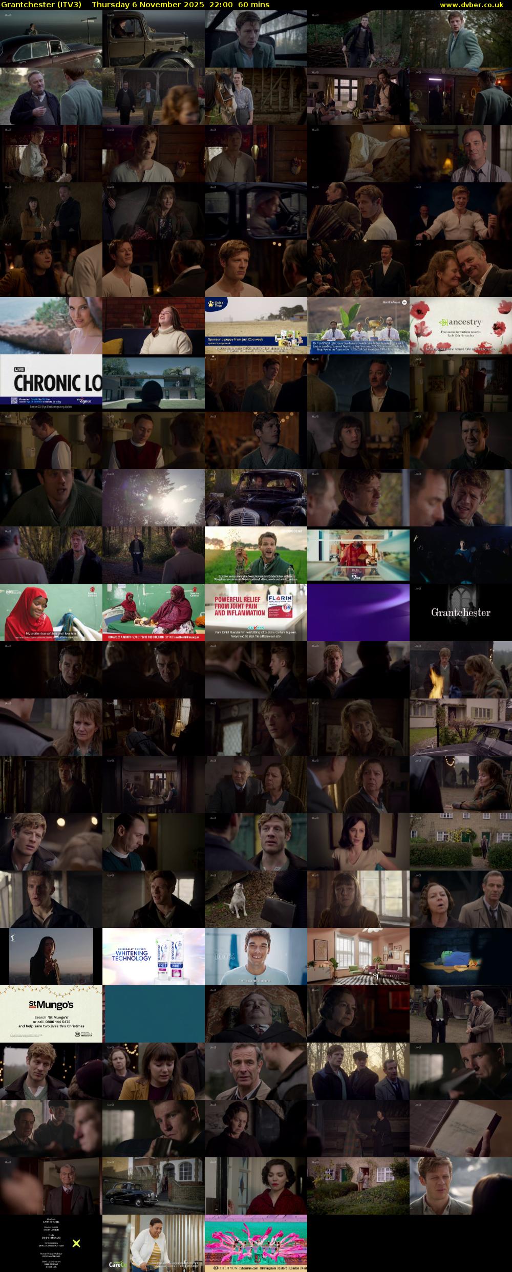 Grantchester (ITV3) Thursday 6 November 2025 22:00 - 23:00