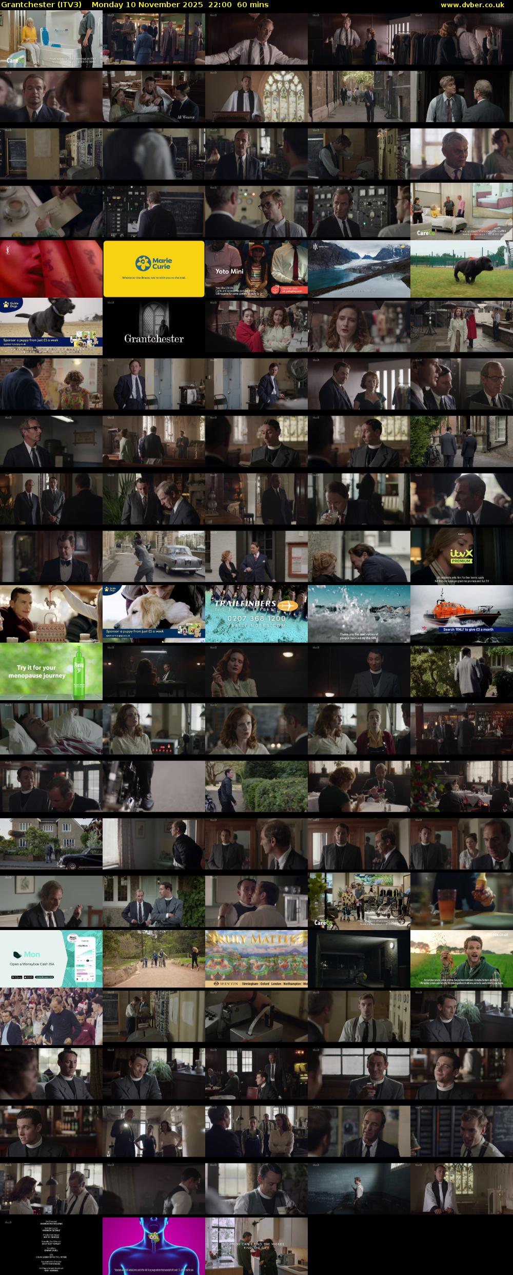 Grantchester (ITV3) Monday 10 November 2025 22:00 - 23:00