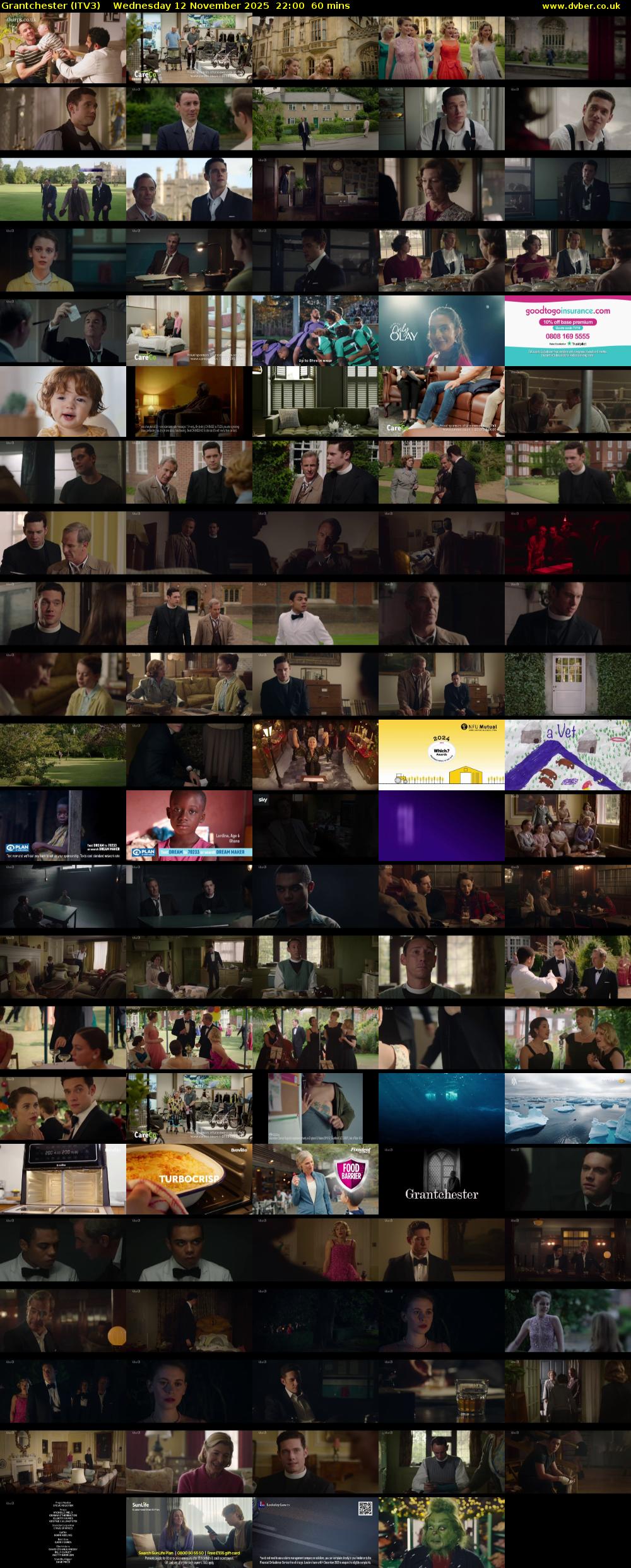 Grantchester (ITV3) Wednesday 12 November 2025 22:00 - 23:00