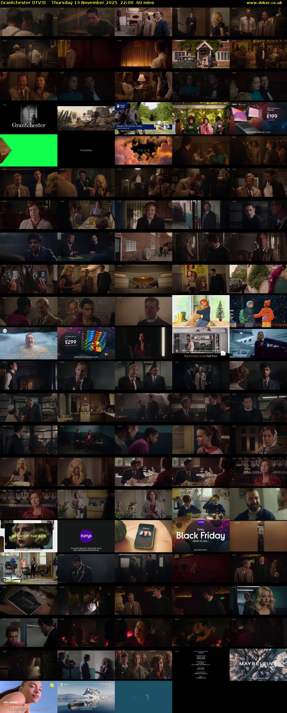 Grantchester (ITV3) Thursday 13 November 2025 22:00 - 23:00