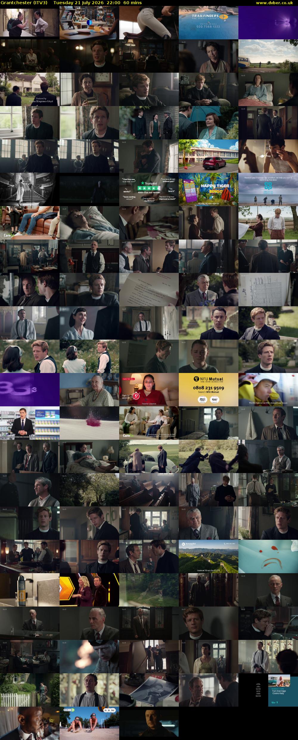 Grantchester (ITV3) Tuesday 21 July 2026 22:00 - 23:00