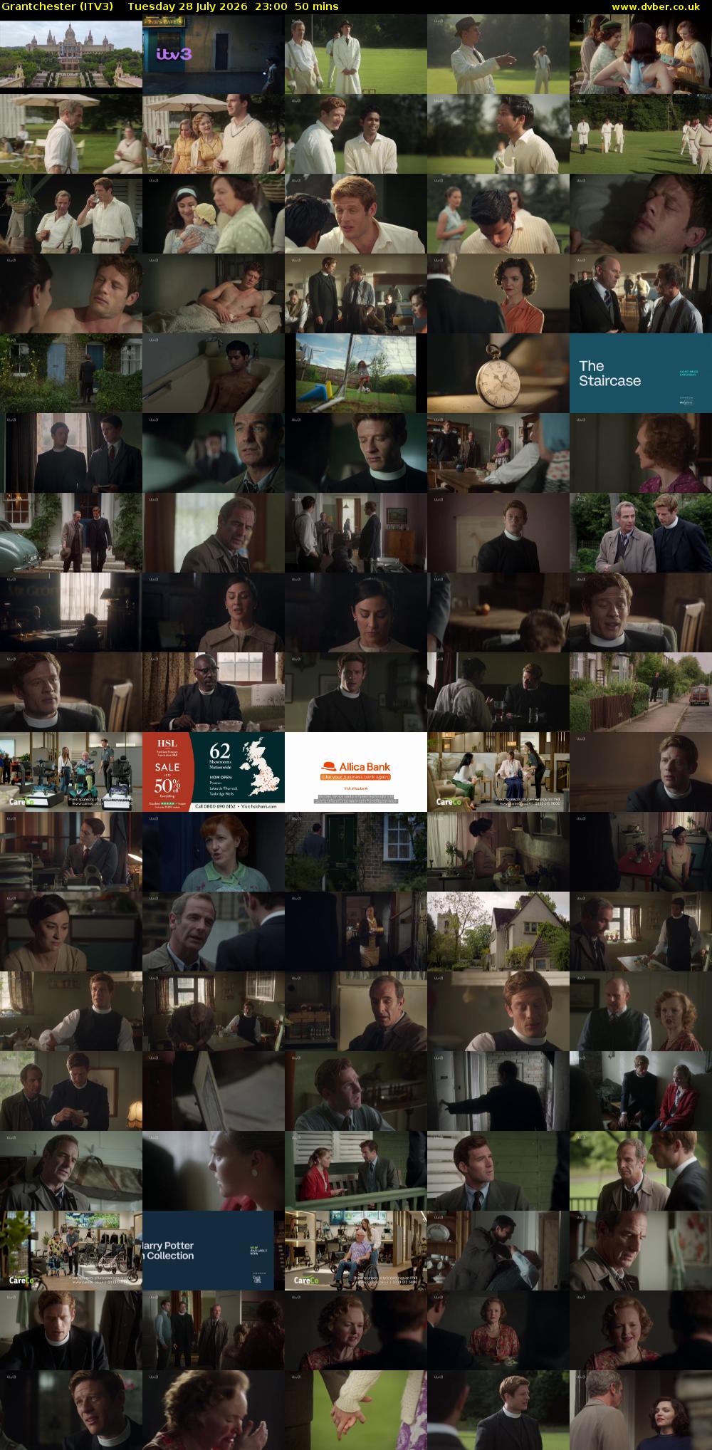 Grantchester (ITV3) Tuesday 28 July 2026 23:00 - 23:50