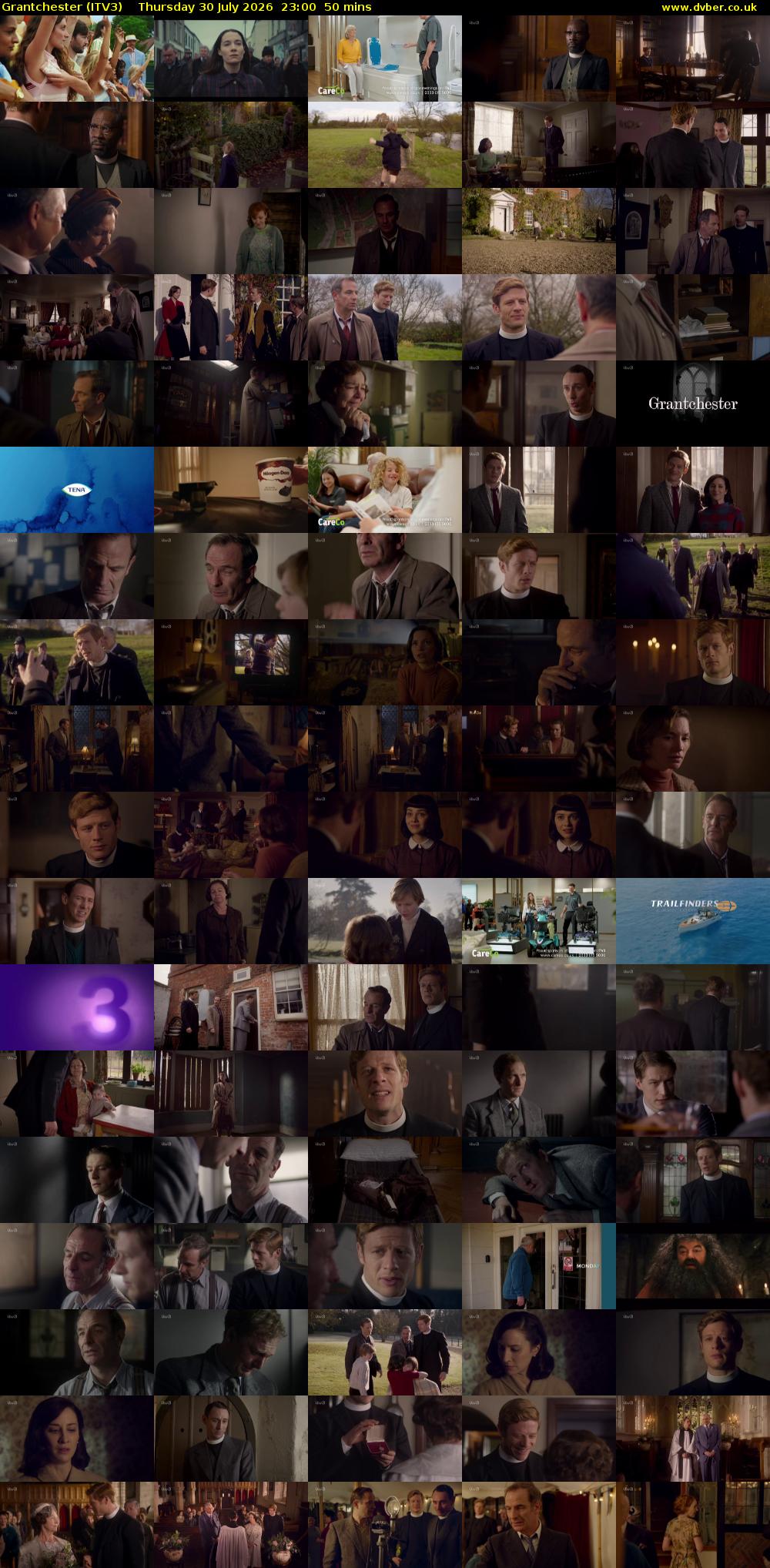Grantchester (ITV3) Thursday 30 July 2026 23:00 - 23:50