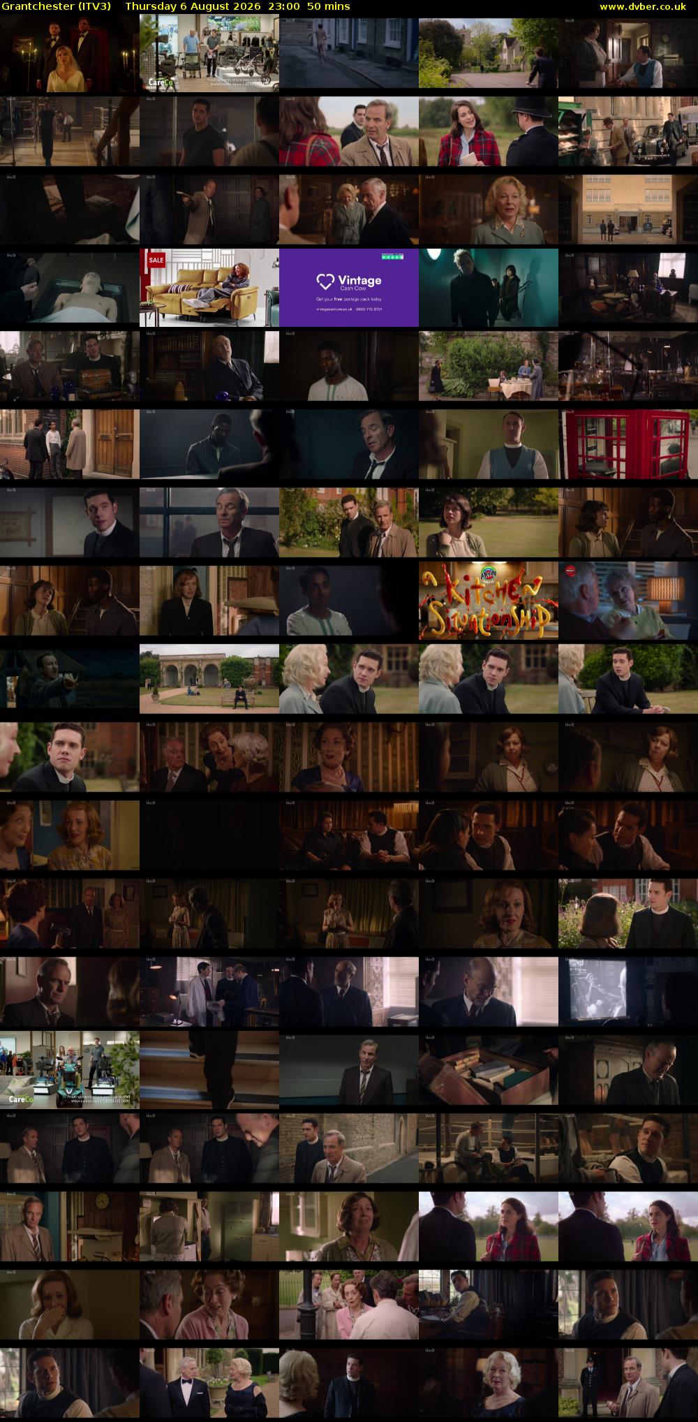 Grantchester (ITV3) Thursday 6 August 2026 23:00 - 23:50