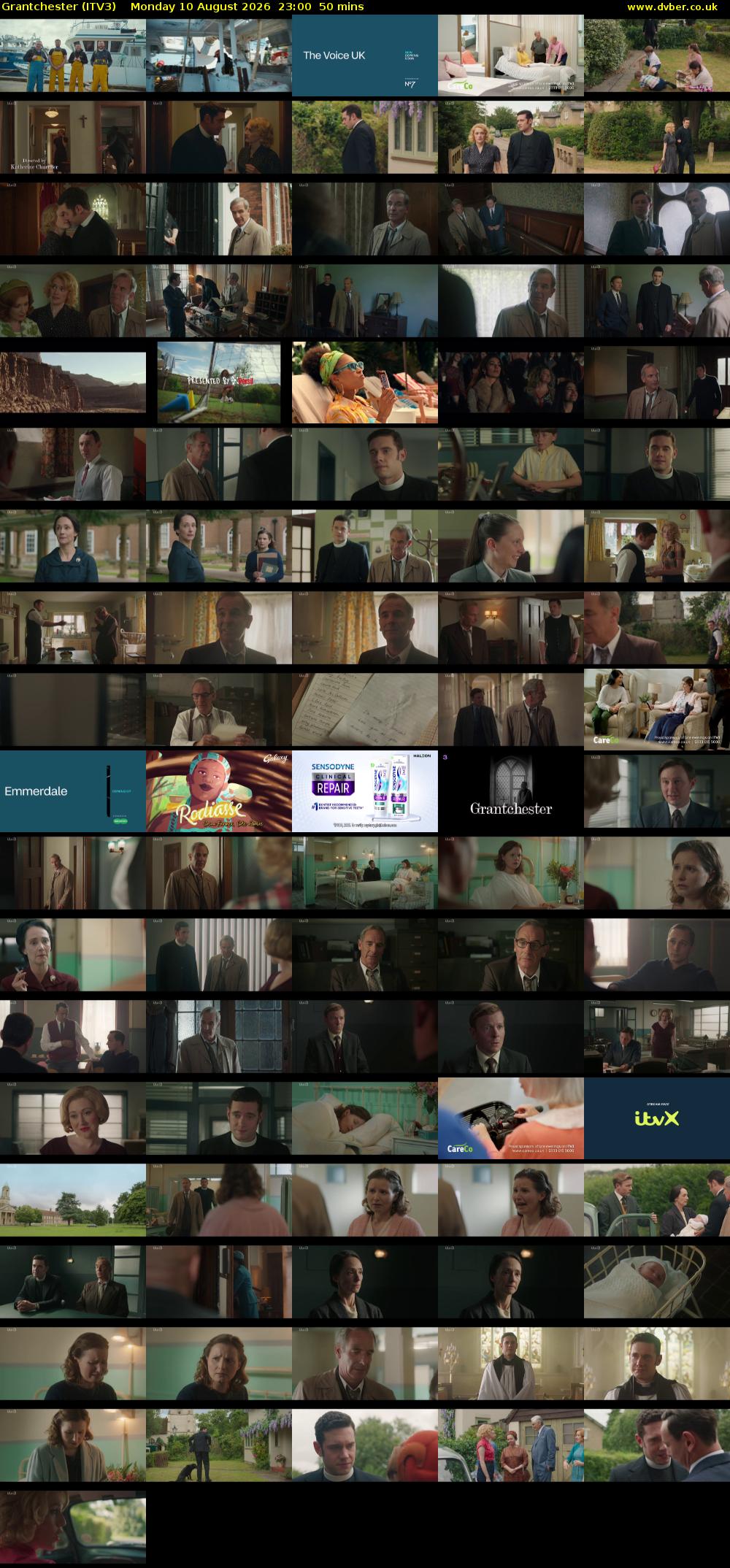 Grantchester (ITV3) Monday 10 August 2026 23:00 - 23:50