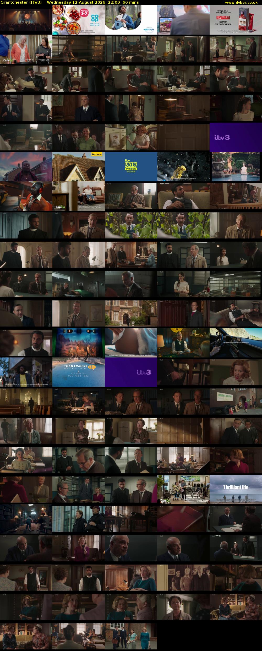 Grantchester (ITV3) Wednesday 12 August 2026 22:00 - 23:00
