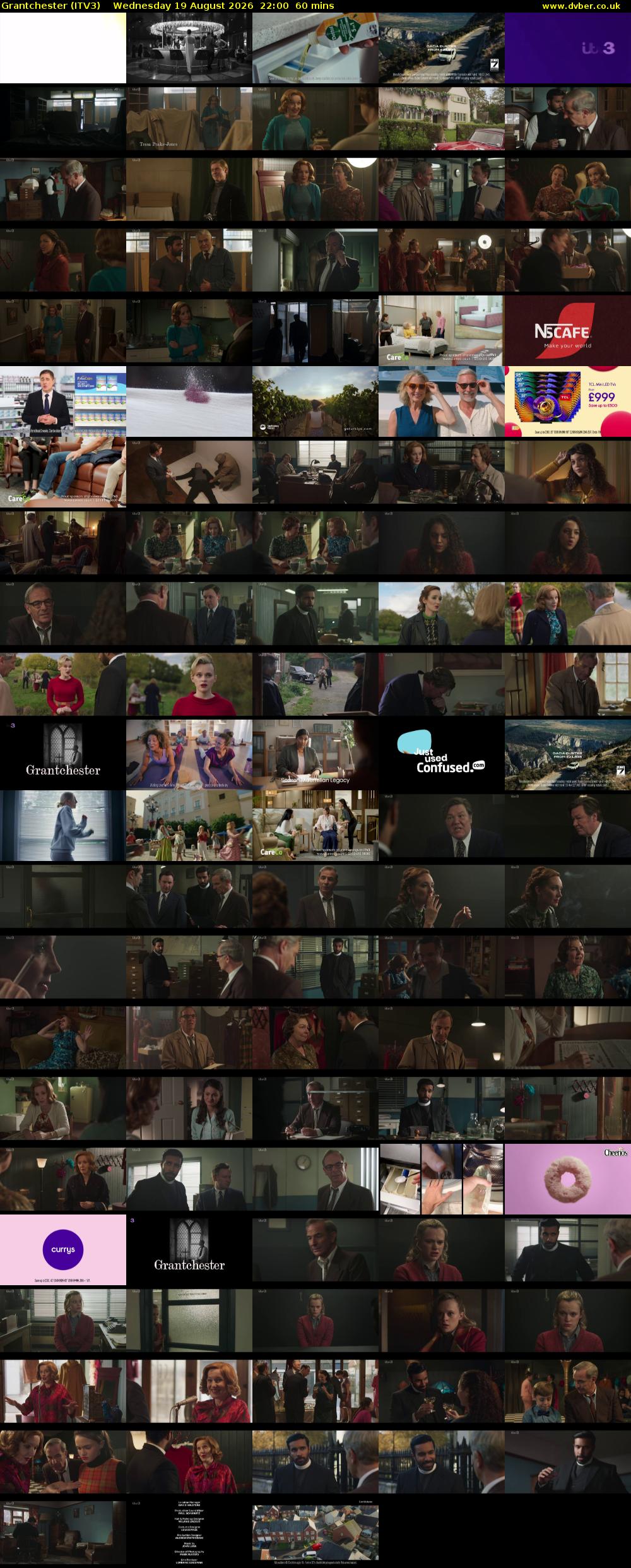 Grantchester (ITV3) Wednesday 19 August 2026 22:00 - 23:00