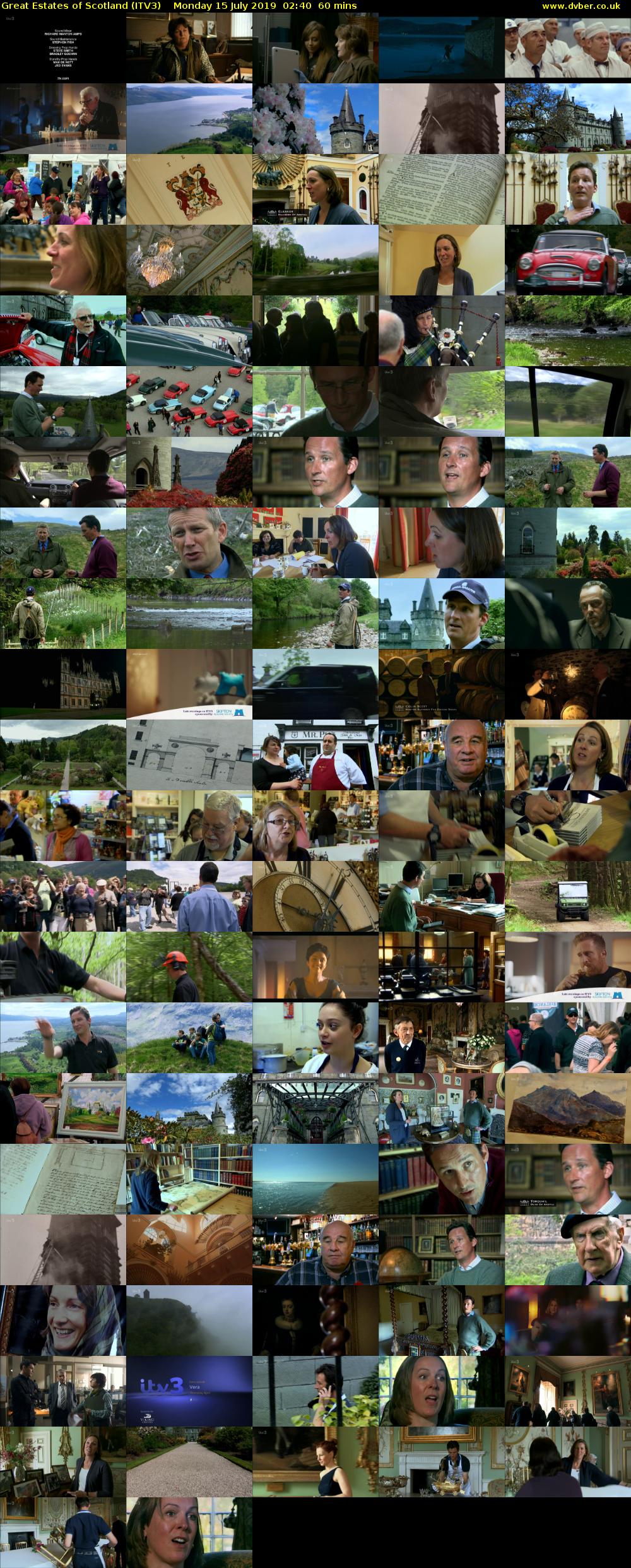 Great Estates of Scotland (ITV3) Monday 15 July 2019 02:40 - 03:40