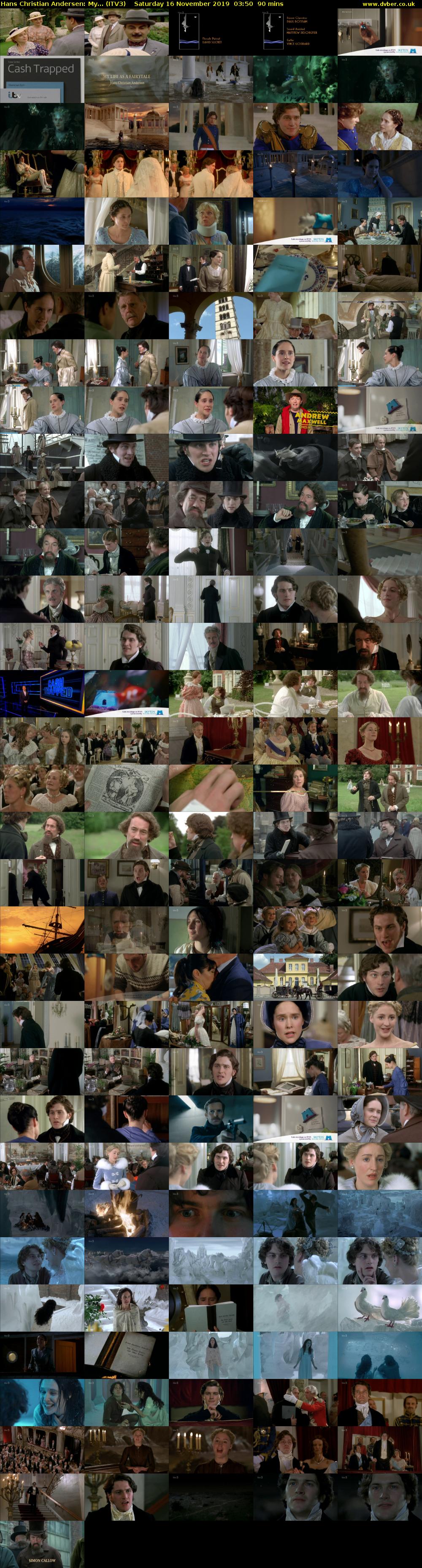 Hans Christian Andersen: My... (ITV3) Saturday 16 November 2019 03:50 - 05:20