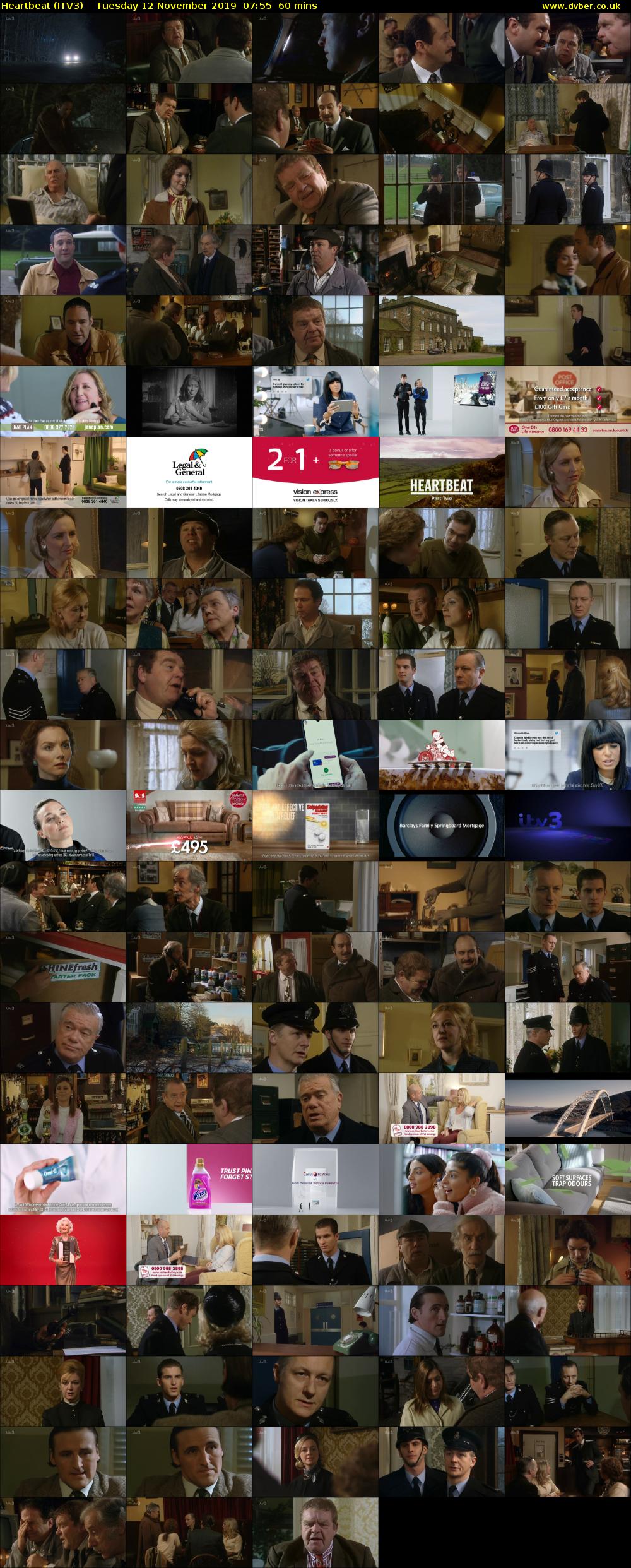 Heartbeat (ITV3) Tuesday 12 November 2019 07:55 - 08:55