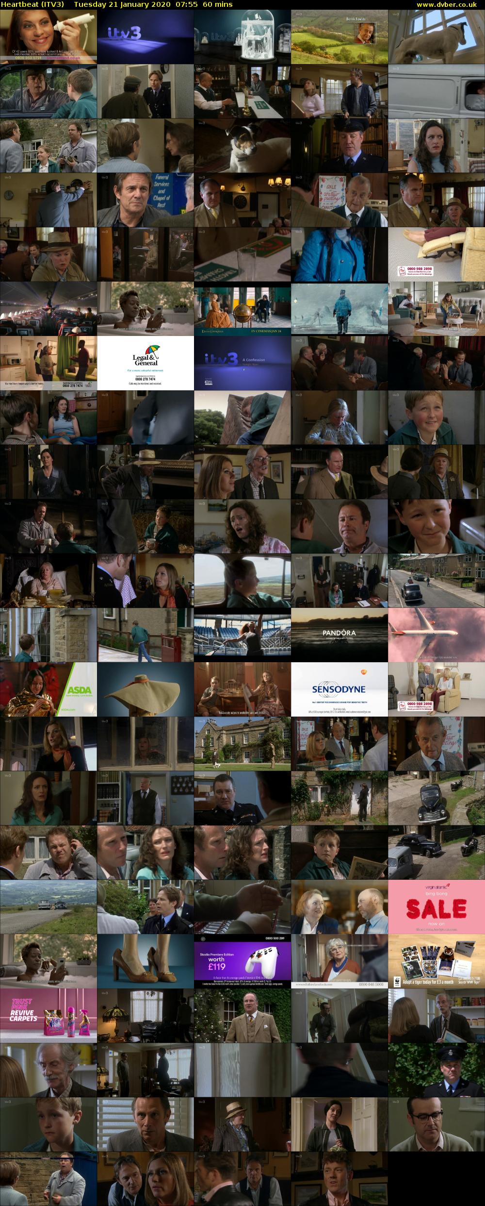 Heartbeat (ITV3) Tuesday 21 January 2020 07:55 - 08:55