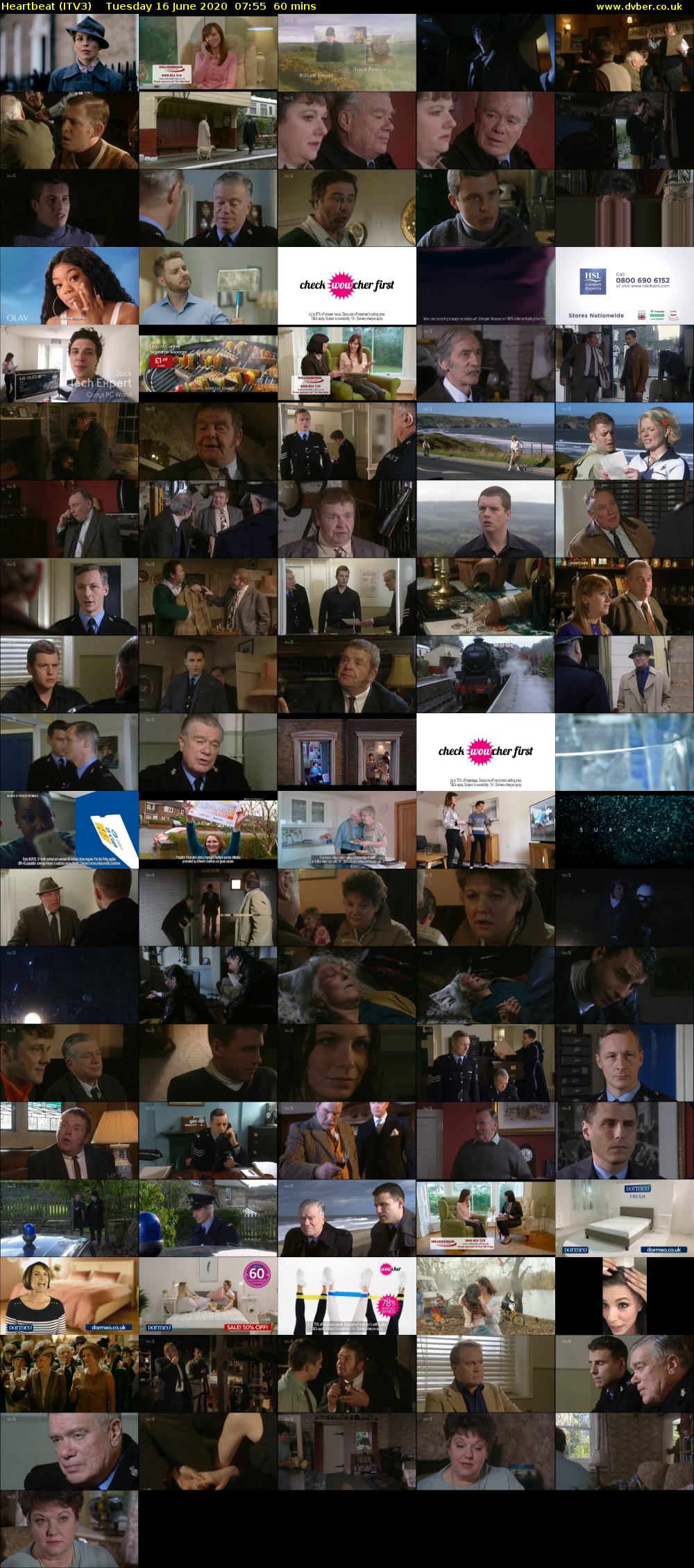 Heartbeat (ITV3) Tuesday 16 June 2020 07:55 - 08:55