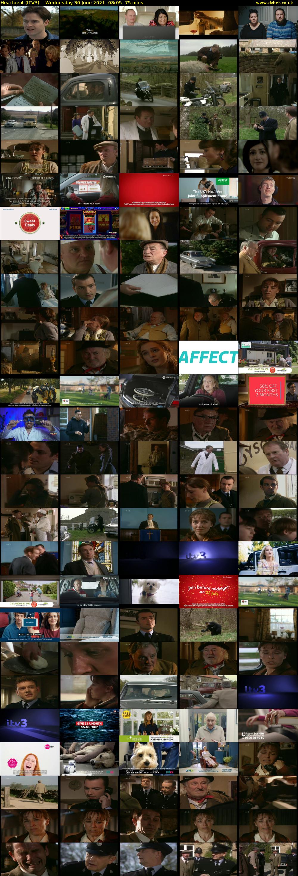 Heartbeat (ITV3) Wednesday 30 June 2021 08:05 - 09:20