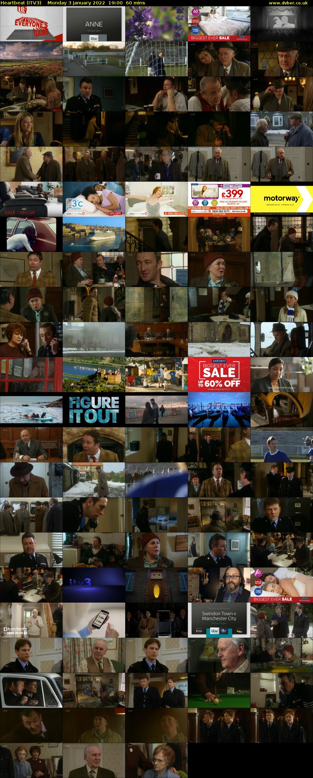 Heartbeat (ITV3) Monday 3 January 2022 19:00 - 20:00