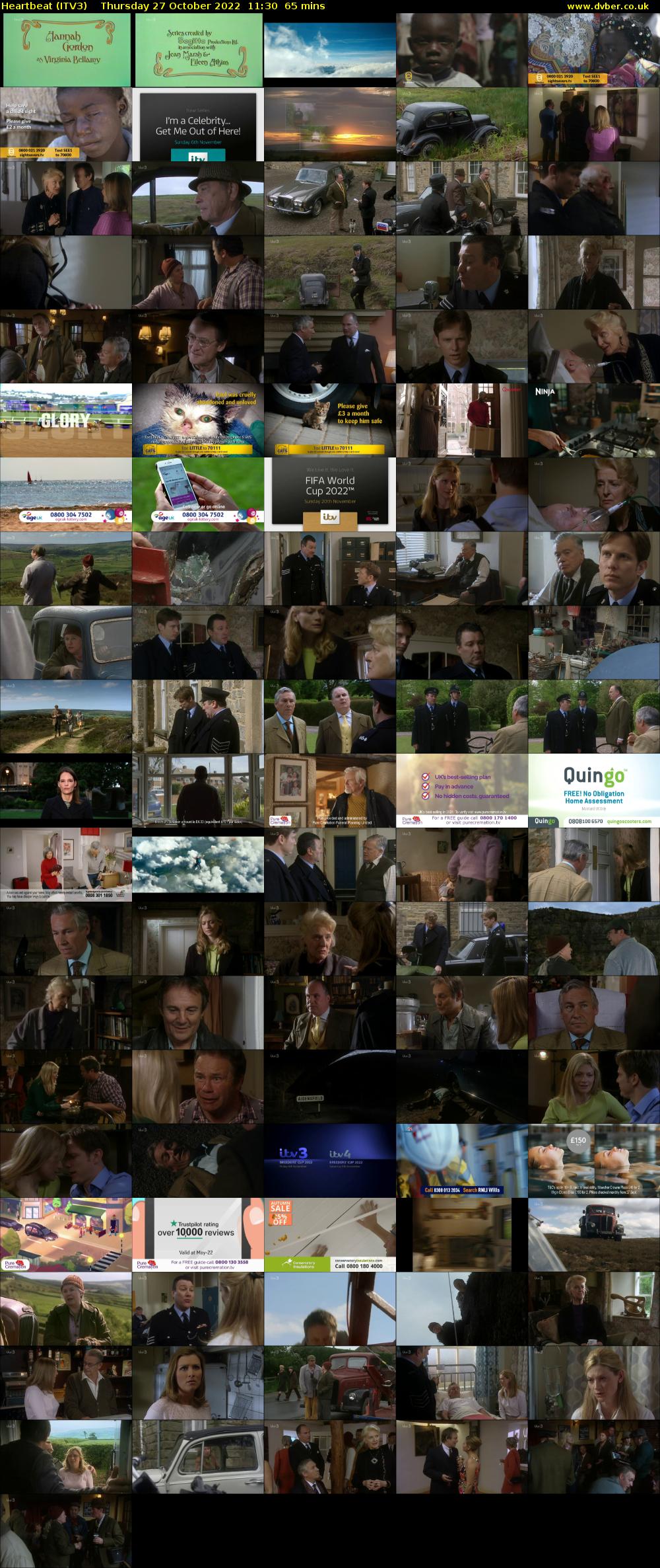 Heartbeat (ITV3) Thursday 27 October 2022 11:30 - 12:35