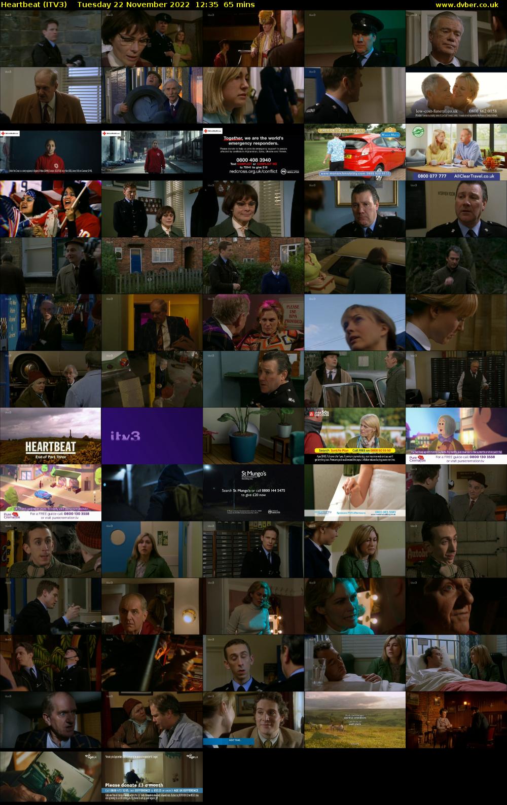 Heartbeat (ITV3) Tuesday 22 November 2022 12:35 - 13:40