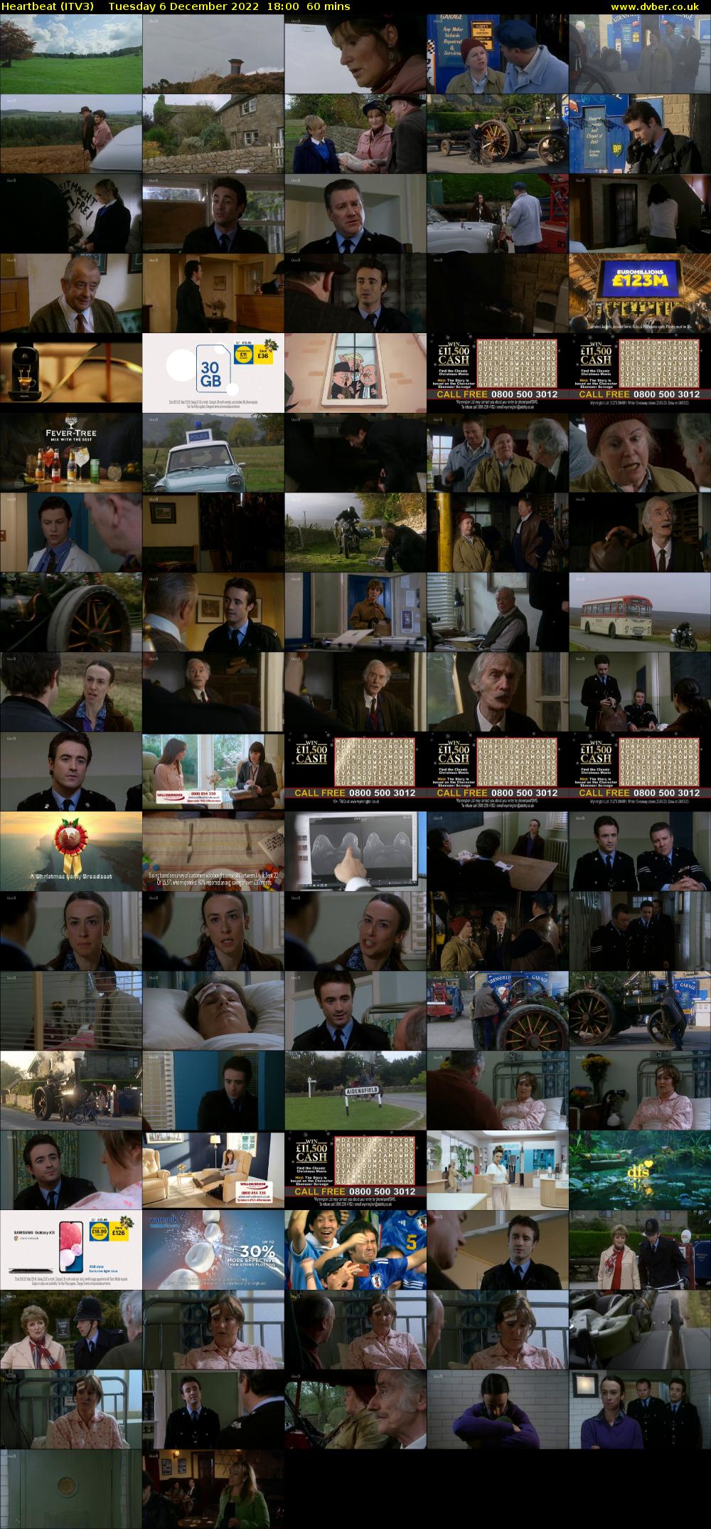 Heartbeat (ITV3) Tuesday 6 December 2022 18:00 - 19:00