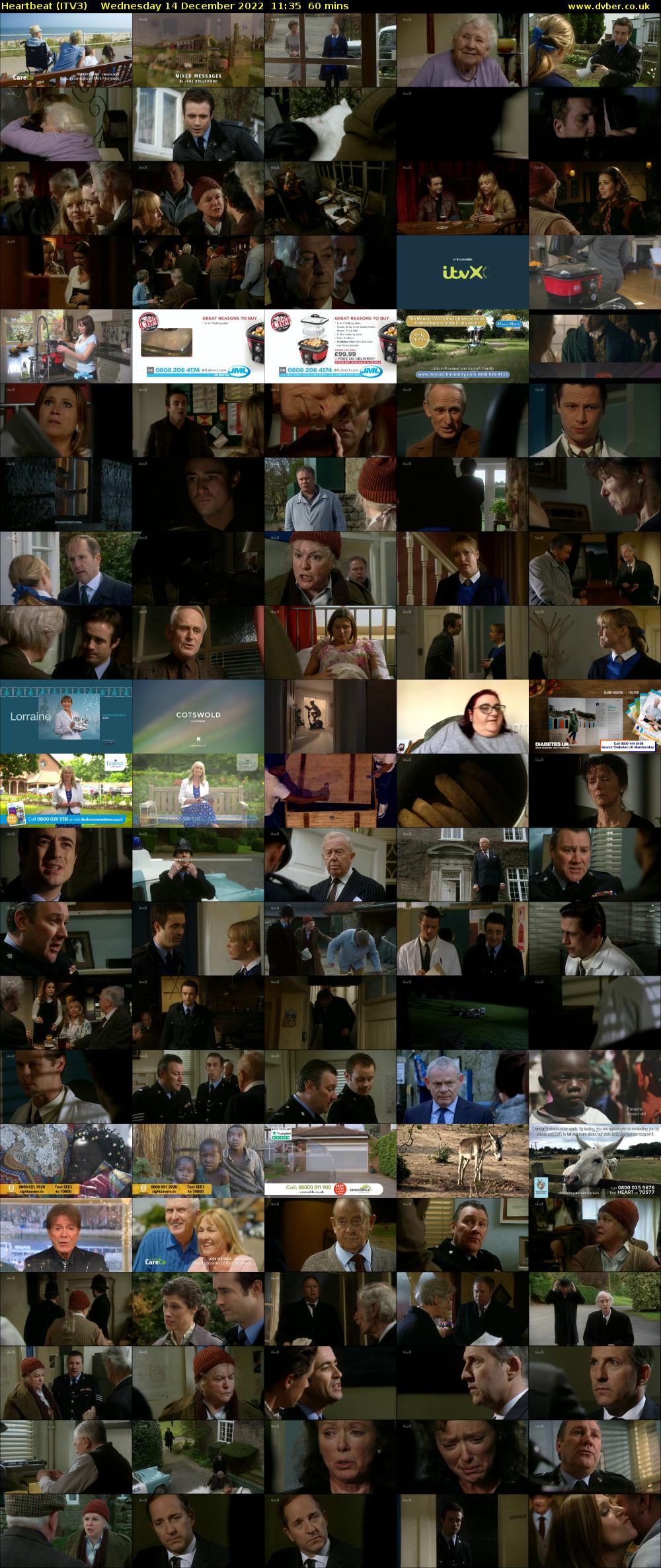 Heartbeat (ITV3) Wednesday 14 December 2022 11:35 - 12:35