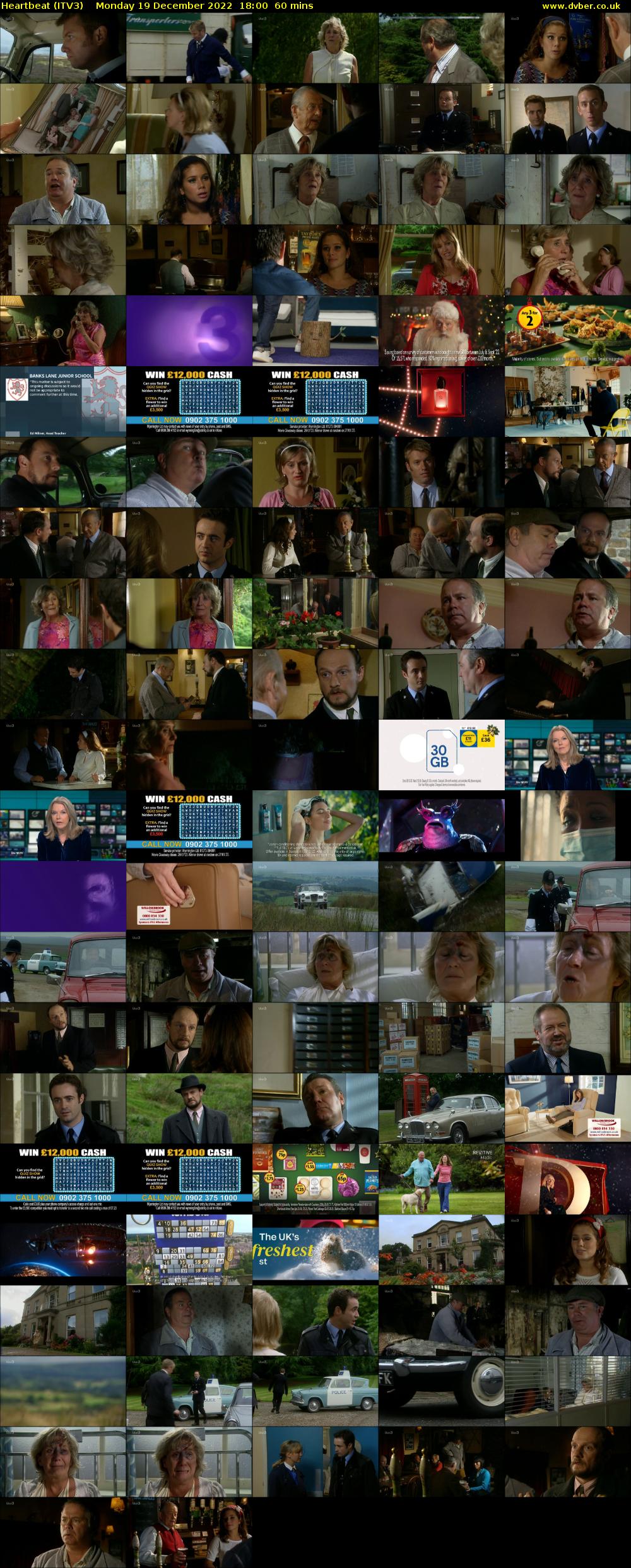 Heartbeat (ITV3) Monday 19 December 2022 18:00 - 19:00