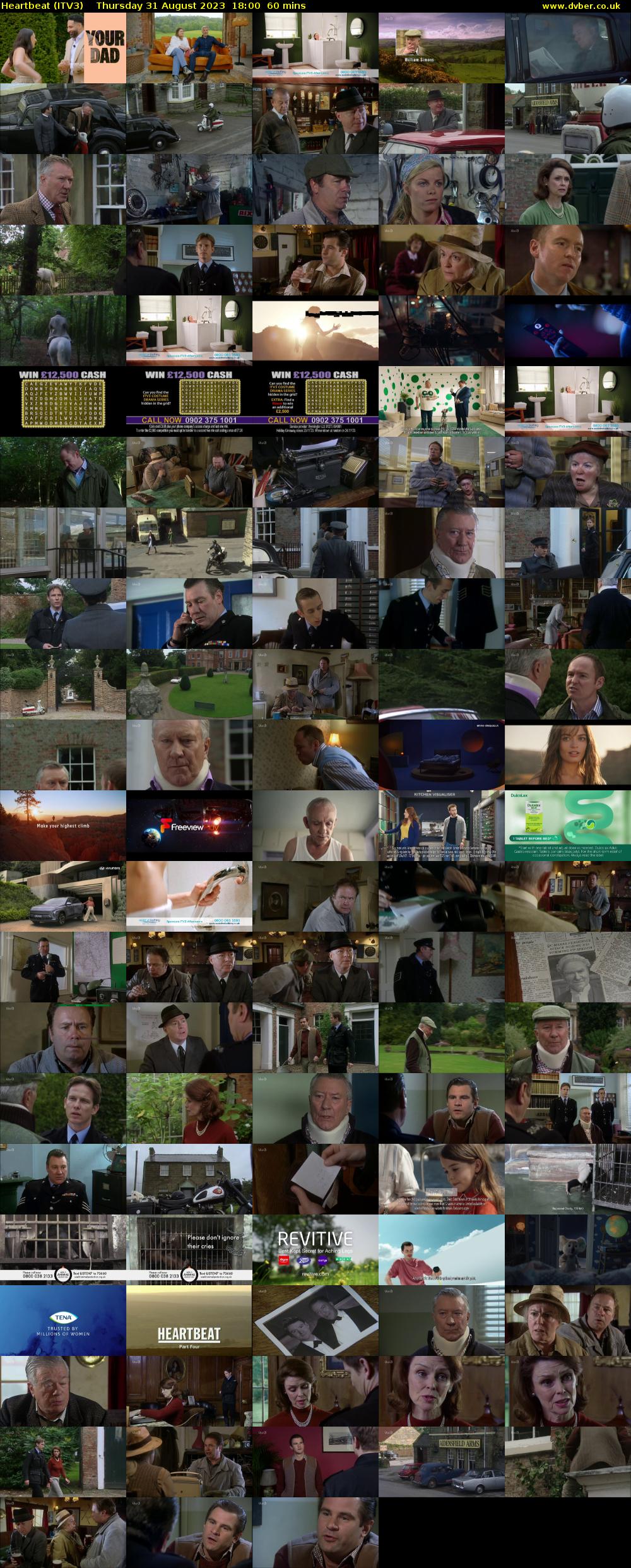 Heartbeat (ITV3) Thursday 31 August 2023 18:00 - 19:00