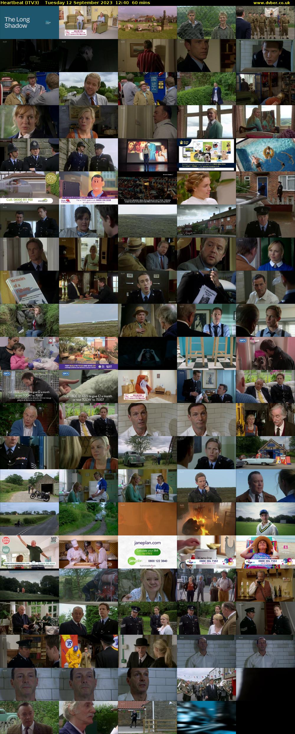 Heartbeat (ITV3) Tuesday 12 September 2023 12:40 - 13:40