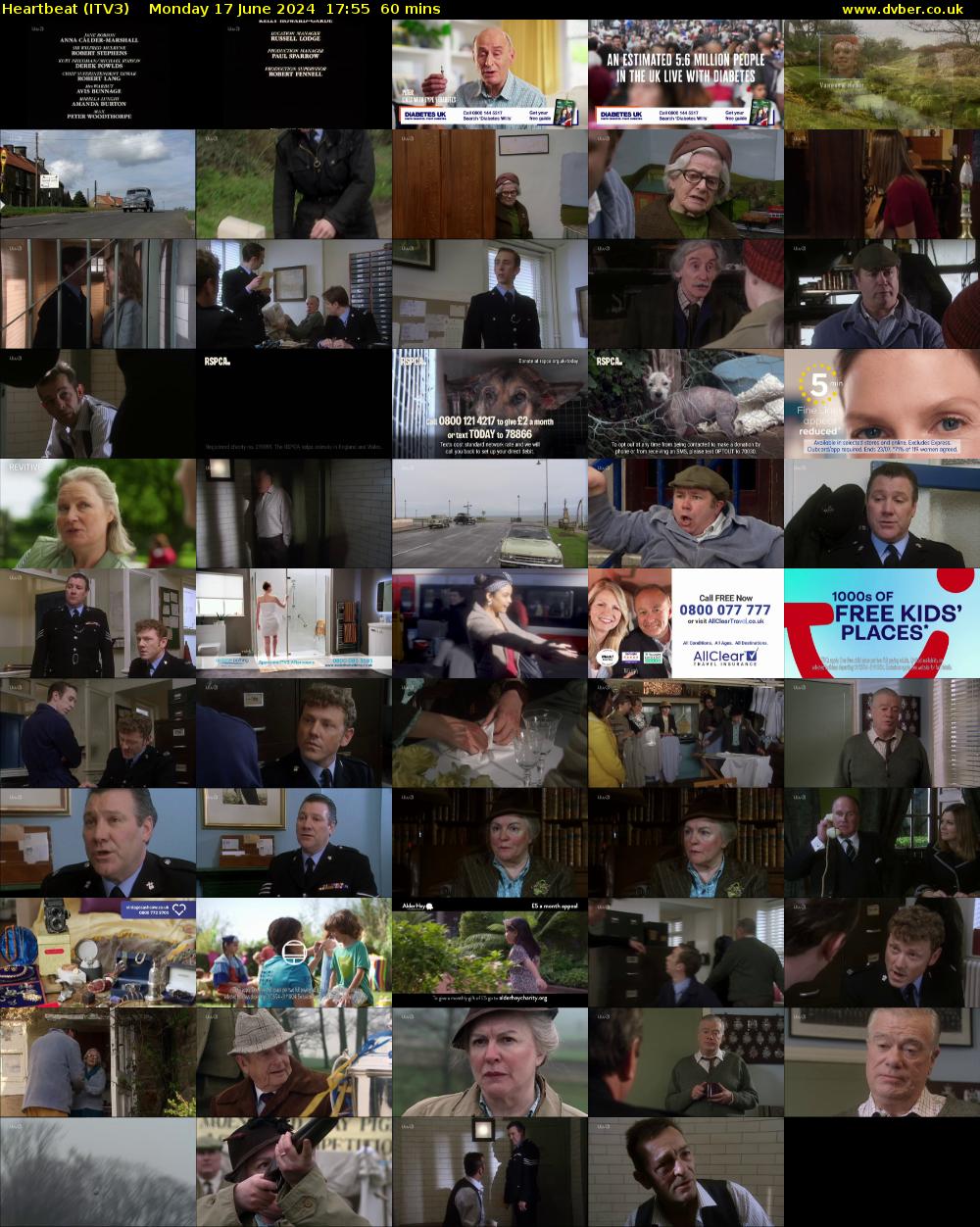 Heartbeat (ITV3) Monday 17 June 2024 17:55 - 18:55